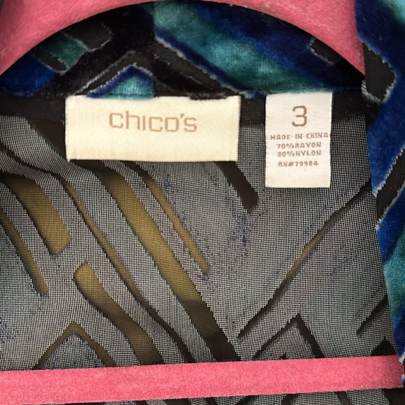 Chico’s Geometric Cardigan - Picture 3 of 4